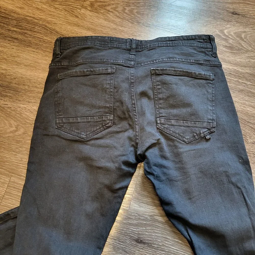 Cotton On Black Super Skinny Jean Pants, Men's Size 32x32